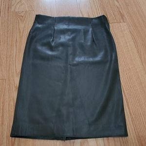 Philosophy Faux leather pencil skirt